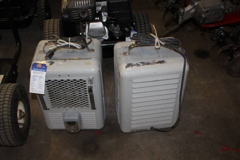 lot 142 image: Lot of (2) Utility Space Heaters