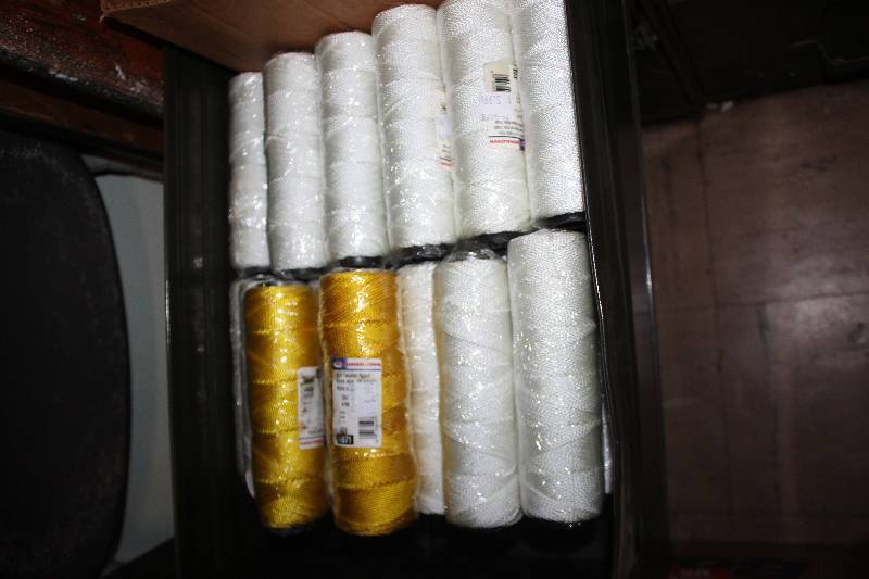 lot 201 image: Spools of Marshalltown Masonary Line