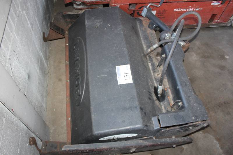 lot 151 image: Lay-Mor Skid steer Sweeper Attachment