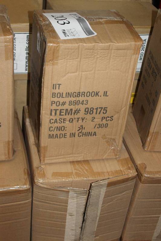 lot 203 image: Lot of (2) Boxes of IIT Stackable Tray Sets