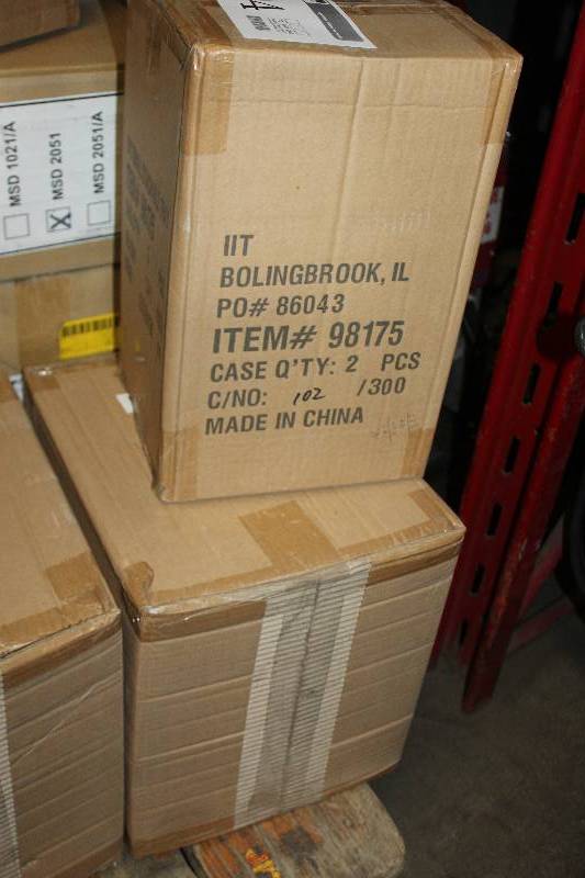 lot 204 image: Lot of (2) Boxes of IIT Stackable Tray Sets