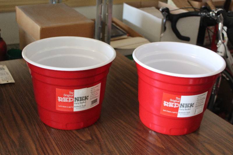 lot 233 image: Lot of (2) Carson The Original Rednek Party Bucket