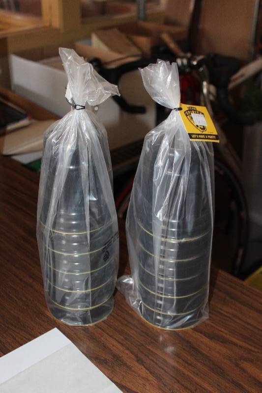 lot 221 image: Lot of (2) Sets of Carson Team Spirits Cups