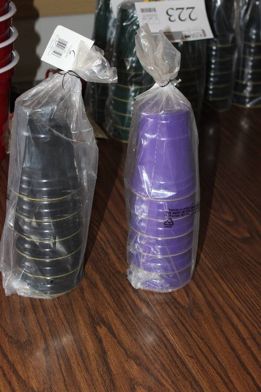 lot 219 image: Lot of (2) Sets of Carson Team Spirits Cups