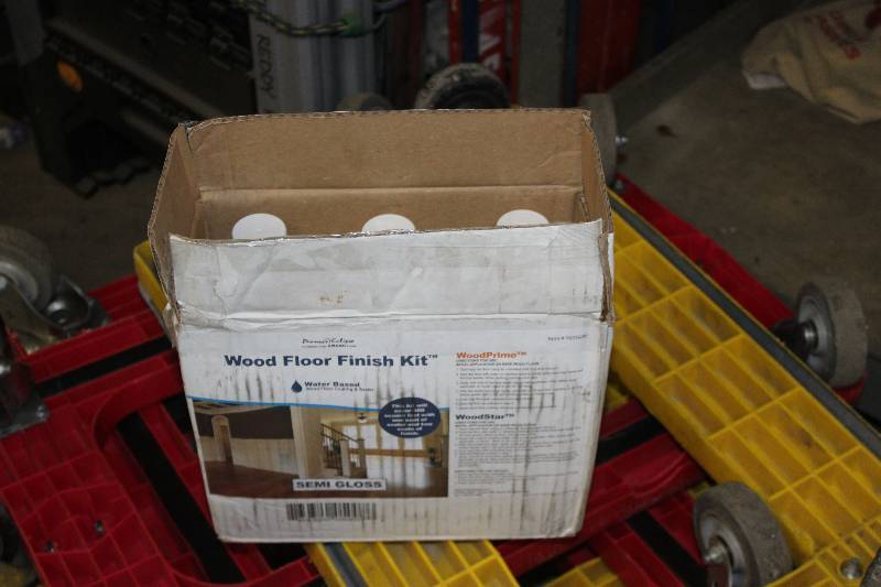 lot 242 image: Lot of (3) Bottles of Pioneer Eclipse Water-based Wood Floor Finish Coating & Sealing Kit