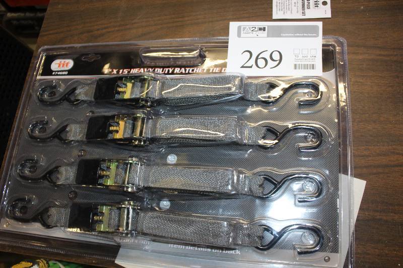 lot 269 image: IIT Heavy Duty Ratchet Tie-down in Blister Packaging