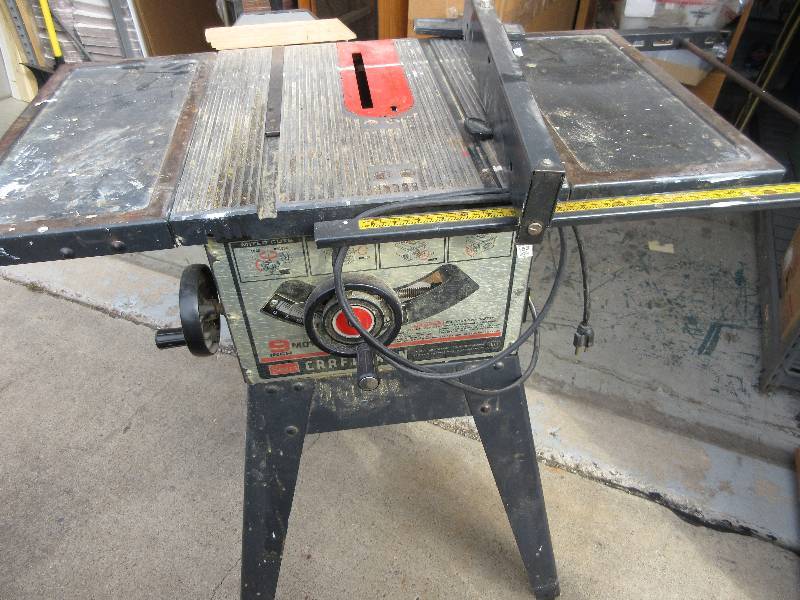 how to use old craftsman table saw