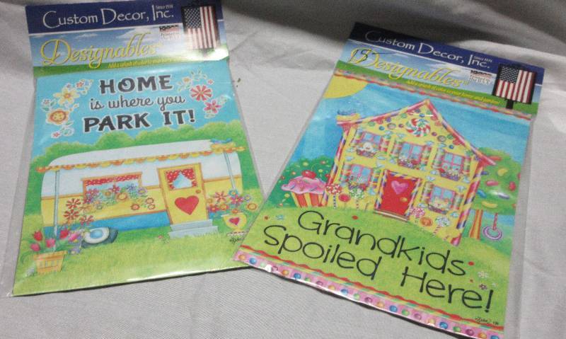 lot 27 image: NEW 2 Magnetic Signs