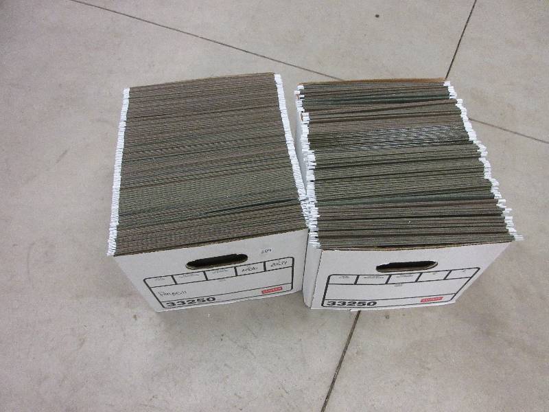 lot 109 image: 2 BOXES OF FILE FOLDERS