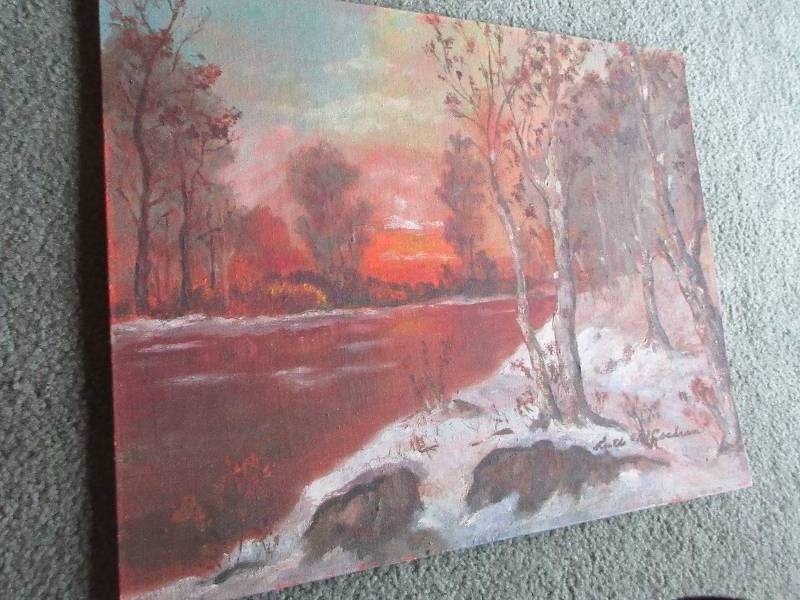 lot 169 image: OIL PRINT RUTH COCHRAN