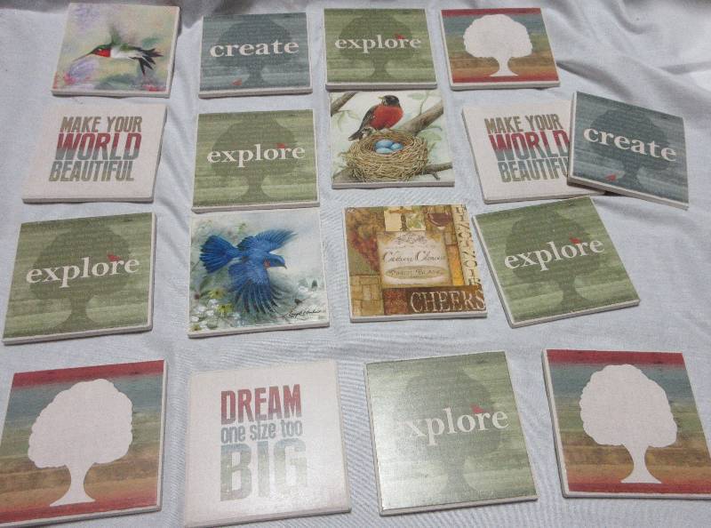 lot 70 image: 17 NEW COASTERS