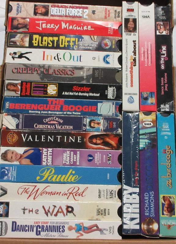 lot 78 image: 20 VHS MOVIES