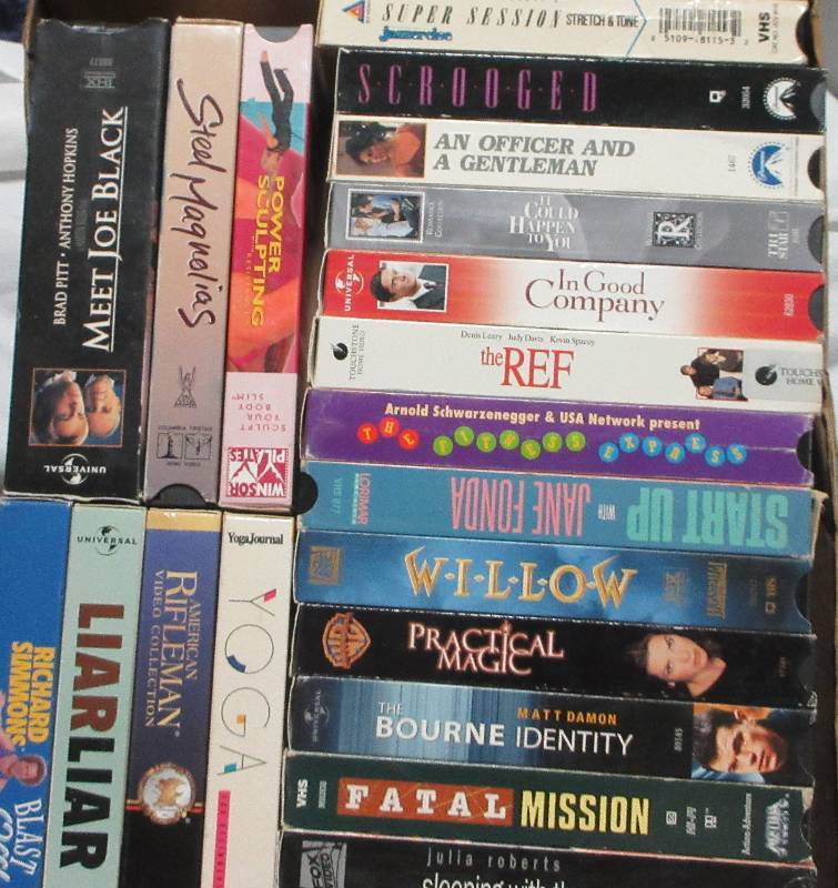 lot 79 image: 26 VHS MOVIES