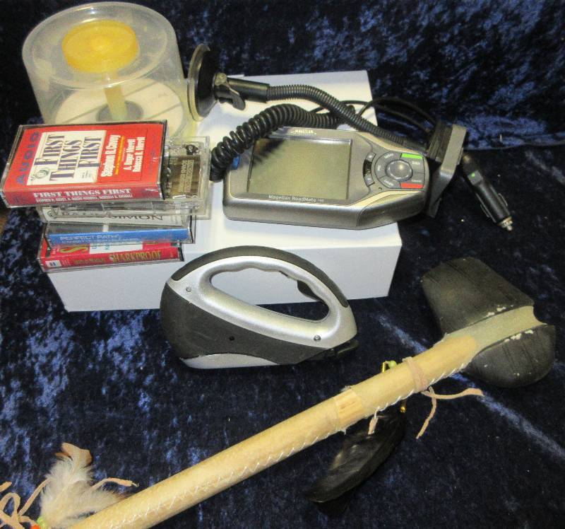 lot 91 image: PACKAGE OPENER, TOMAHAWK, CASSETTES, MAGELLAN NAVIGATION