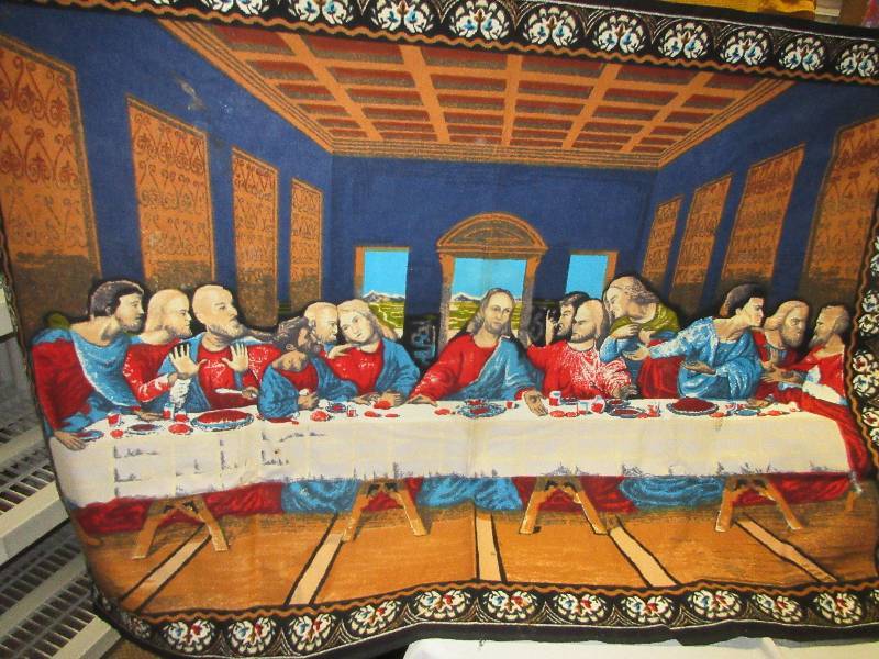 lot 97 image: LAST SUPPER WALL HANGING