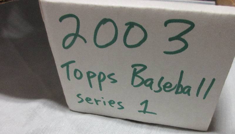 lot 184 image: 2003 TOPPS BASBALL SERIES 1 