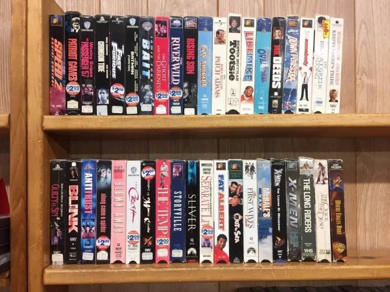 lot 18 image: VHS Movies