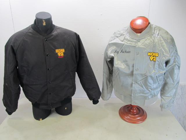 lot 63 image: 2 Vintage 80s KQRS Staff Jackets