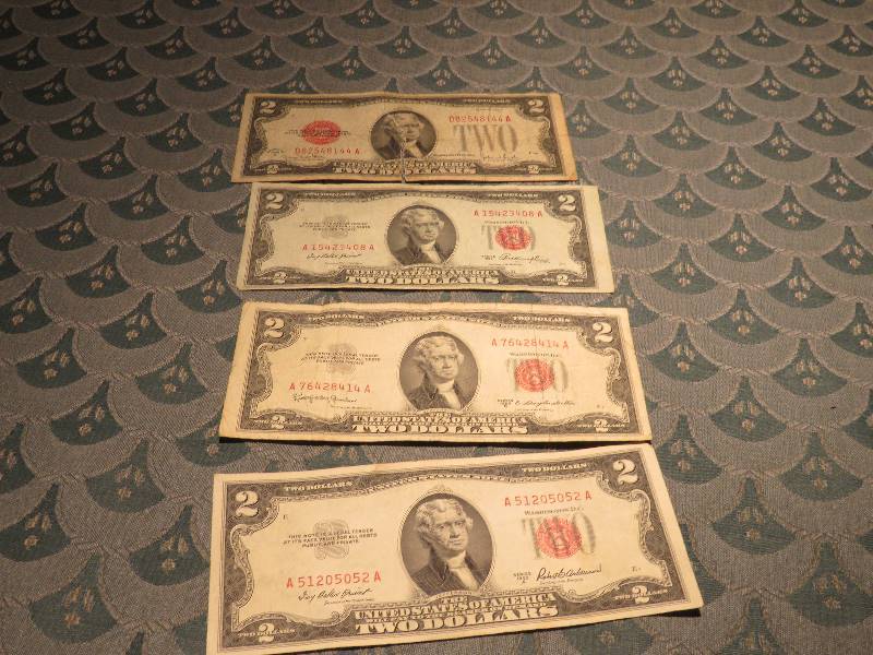 United States Two Dollar Bills