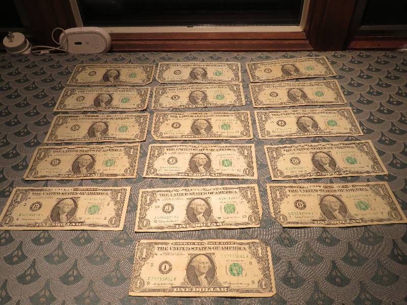 United States One Dollar Bills