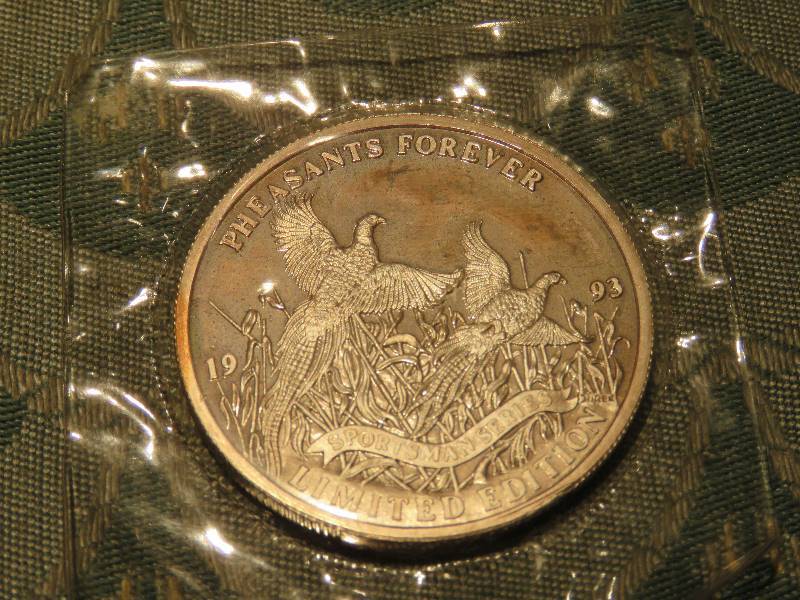 Pheasants Forever- Limited Edition-Fine Silver