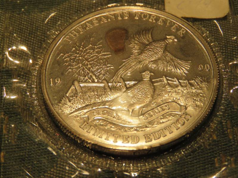Pheasants Forever- Limited Edition-Fine Silver