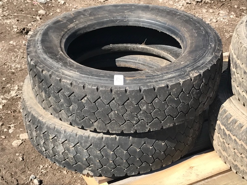 lot 17 image: (2) Hankook DH01 Radial 2257019.5...