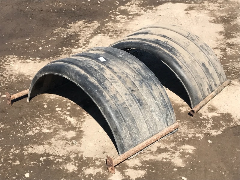 lot 19 image: Pair Of Plastic Truck Fenders With ...