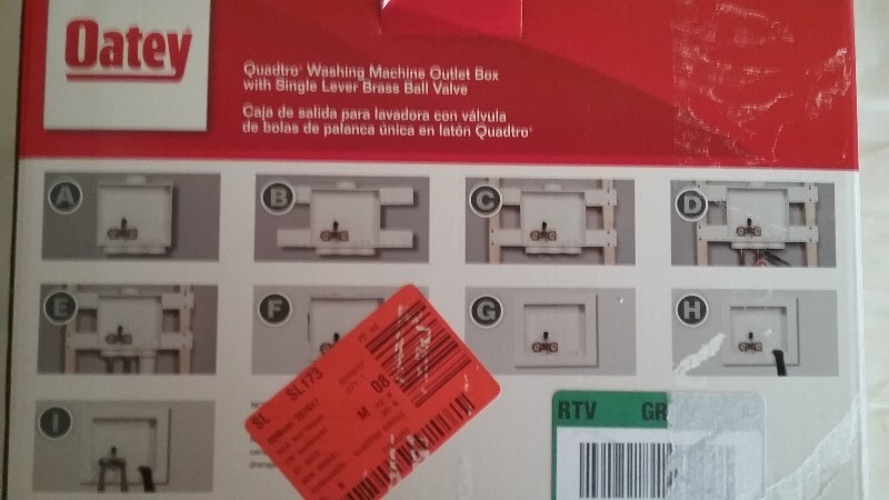 Osatey Washing Machine Outlet Box