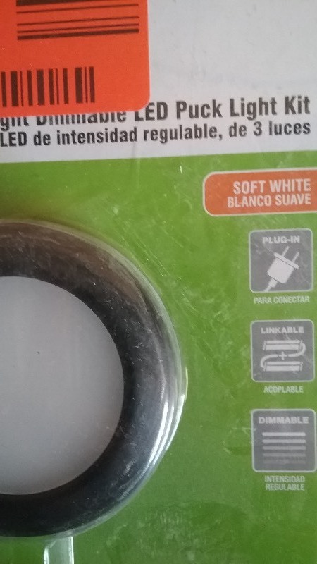 LED light Pucks 2 units