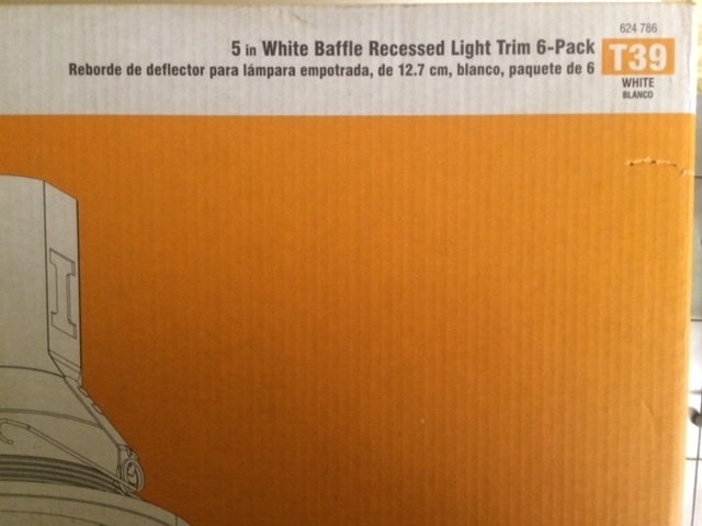 Commercial Electric 6 Pack White Baffles