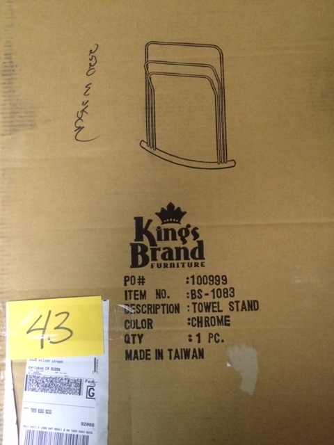 Kings Brand Cloth and Towel Free Stand