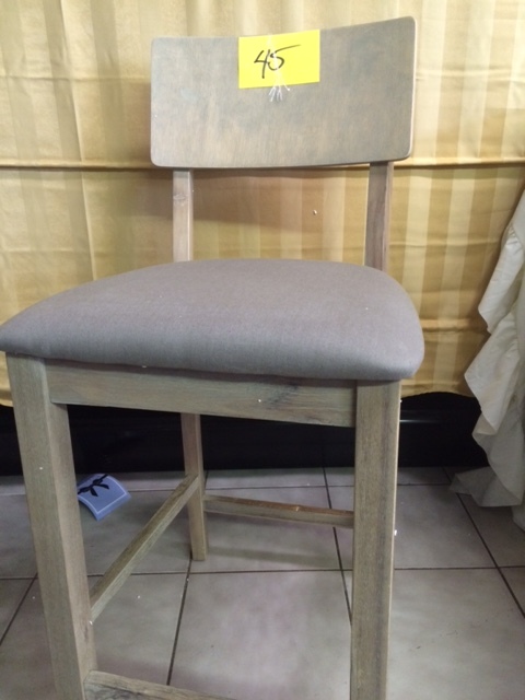 Grey Washed Wood Stool