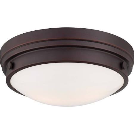 Minka-Lavery Lighting, Semi flush 2 light, Lathon bronze