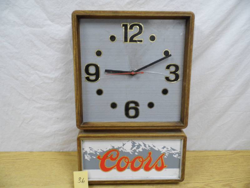 lot 36 image: Coors Clock