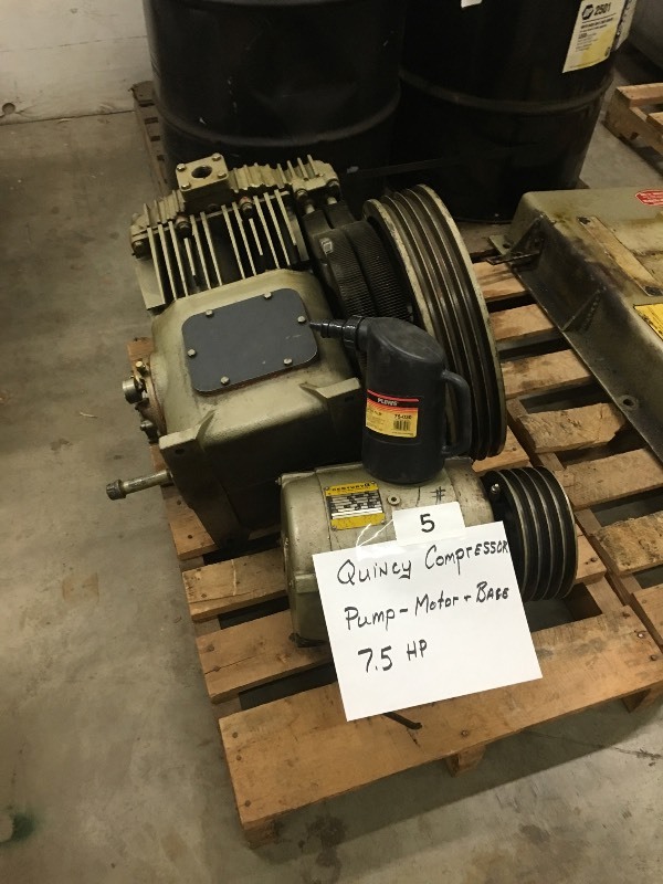 Air compressor head and motor