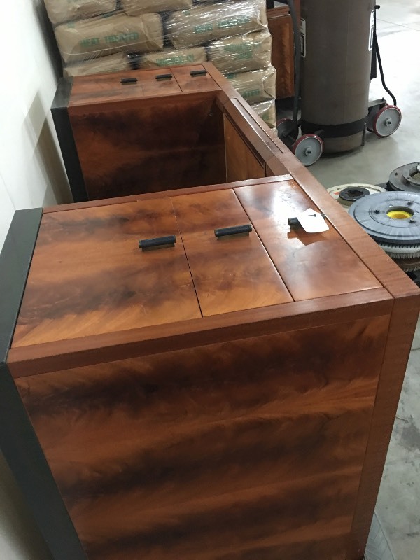 Wooden executive desk