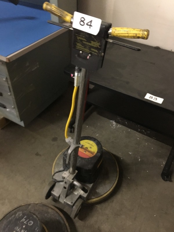 Floor scrubber