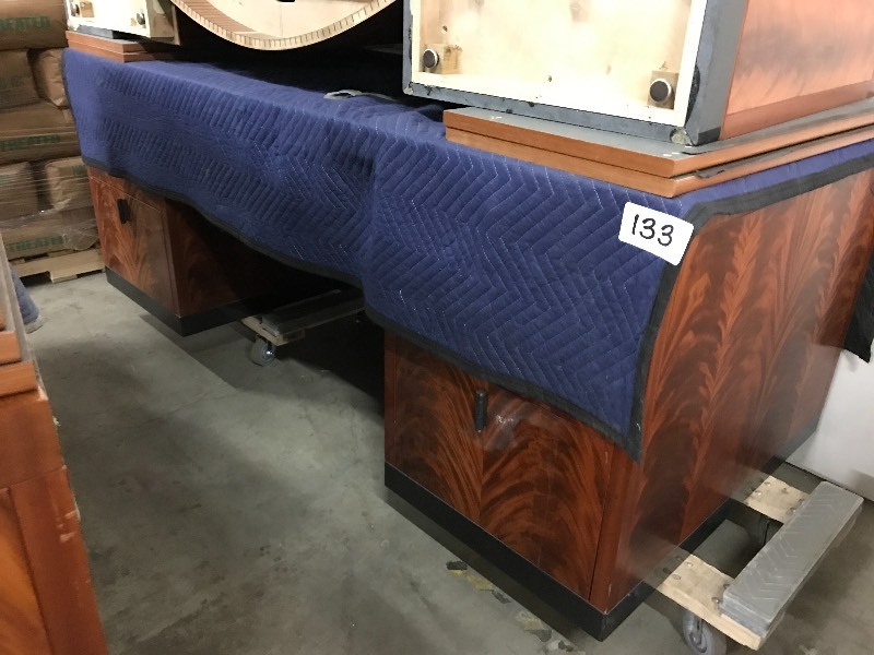 Wooden executive desk