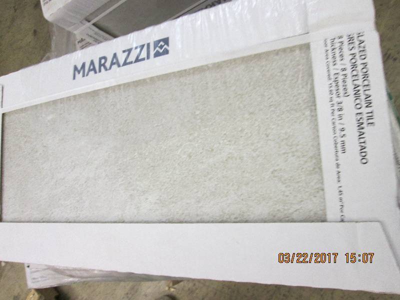 4 boxes Marazzi 12x24 glazed porc...