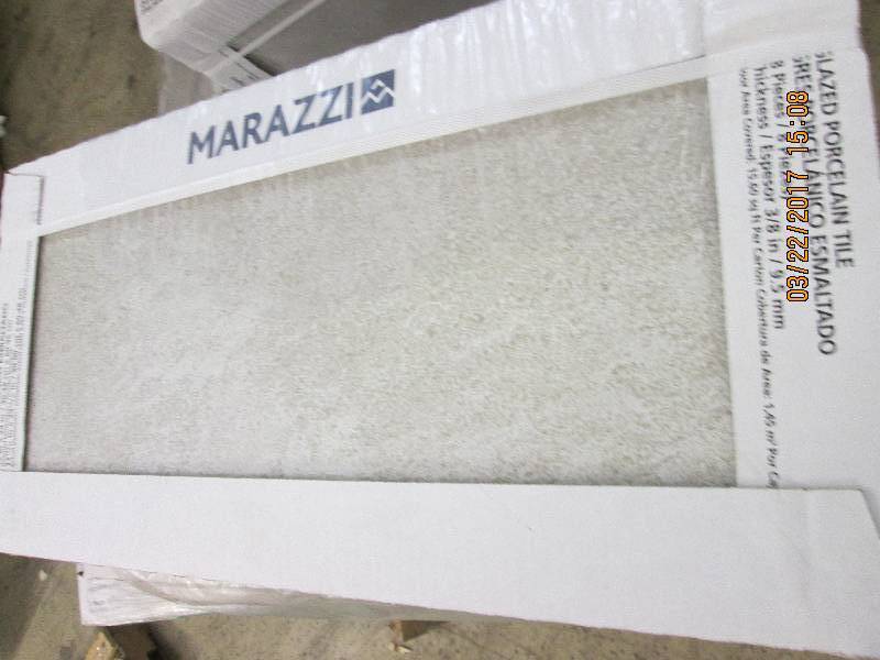 4 boxes Marazzi 12x24 glazed porc...