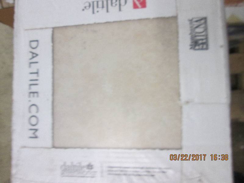 7 boxes Daltile 12x12 bone floor ...