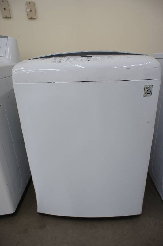 lot 5 image: New - LG WT1501CW 4.5 cu. ft. High-Efficiency Top Load Washer ENERGY STAR  White - Tested Works