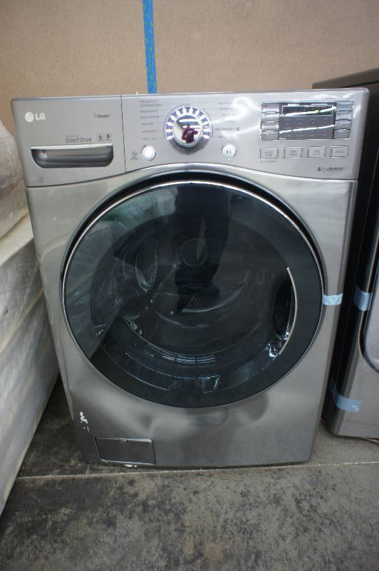 lot 7 image: New- LG TurboWash Model # (WM3470HVA) 27 Inch 4.0 cu. ft. Front Load Washer TestedWorks