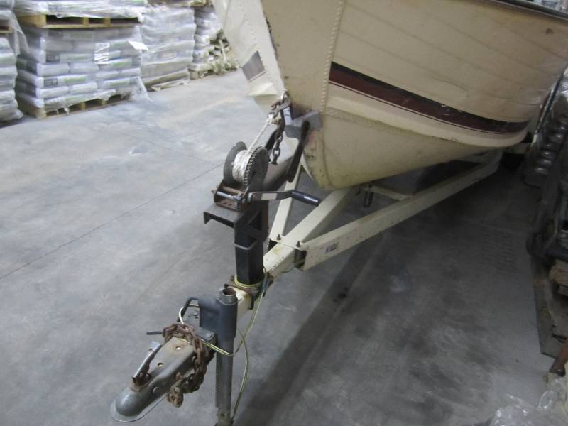 1982 Bluefin Superhawk Boat with 115 HP Motor, Trailer