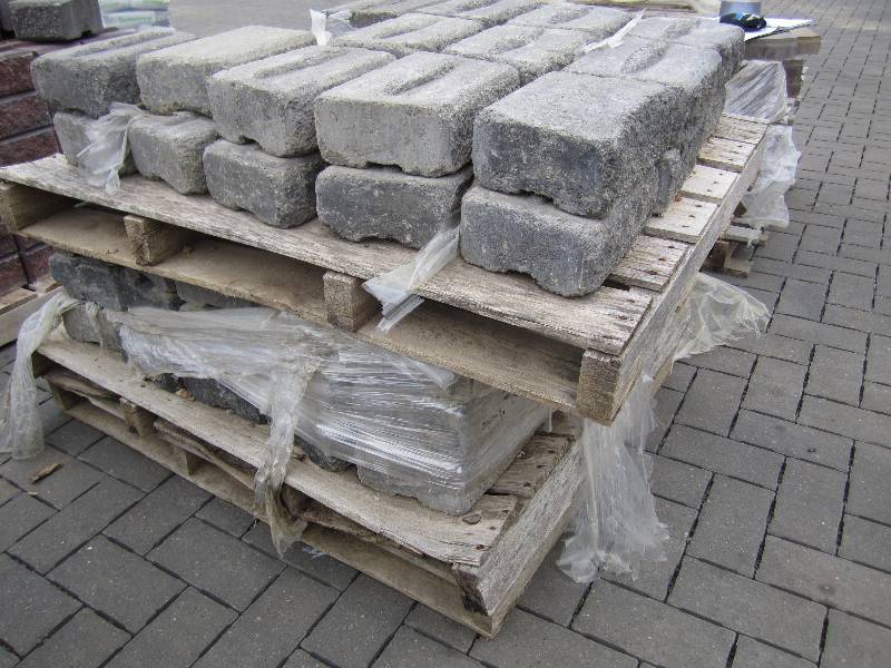 74 wide Roman charcoal natural stac...