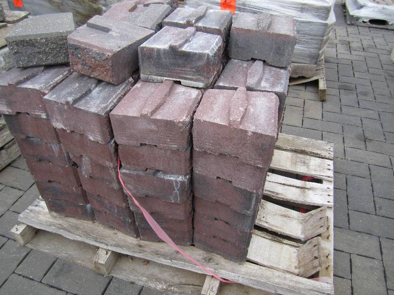 78 red black stack stone...