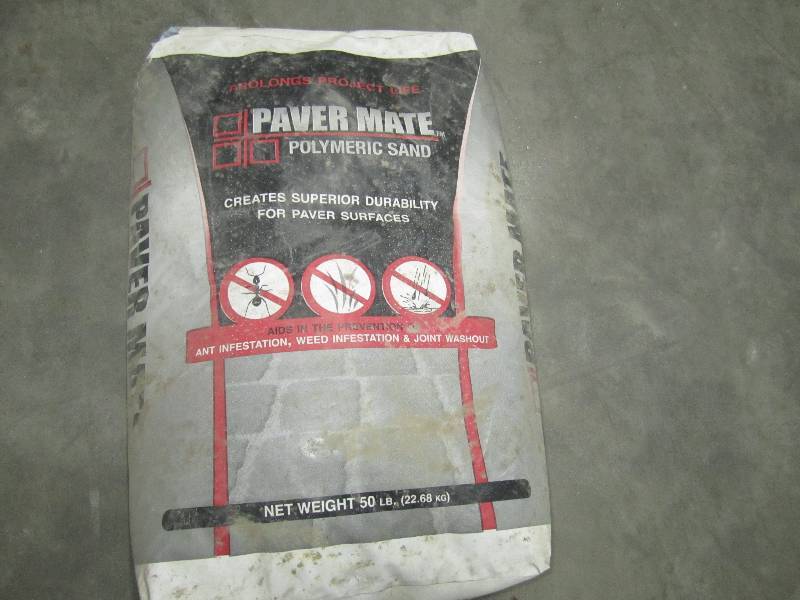 50 pound bag of Paver Mate polymeri...