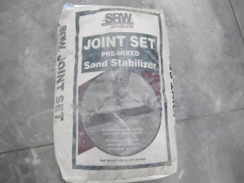 65 pound bag of joint set sand stab...