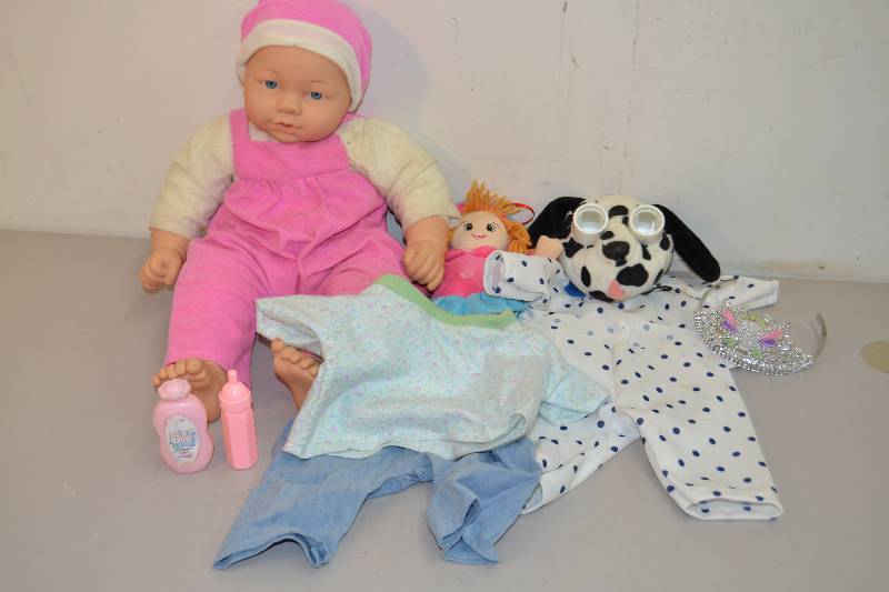 lot 165 image: Baby Doll and Accessories, Toys